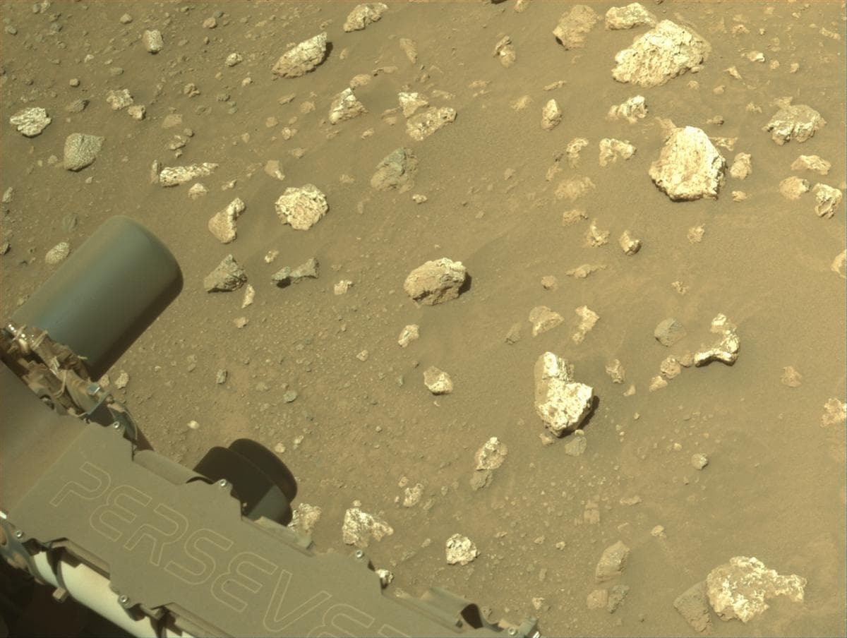 Mars image captured by NAVCAM_RIGHT on Perseverance