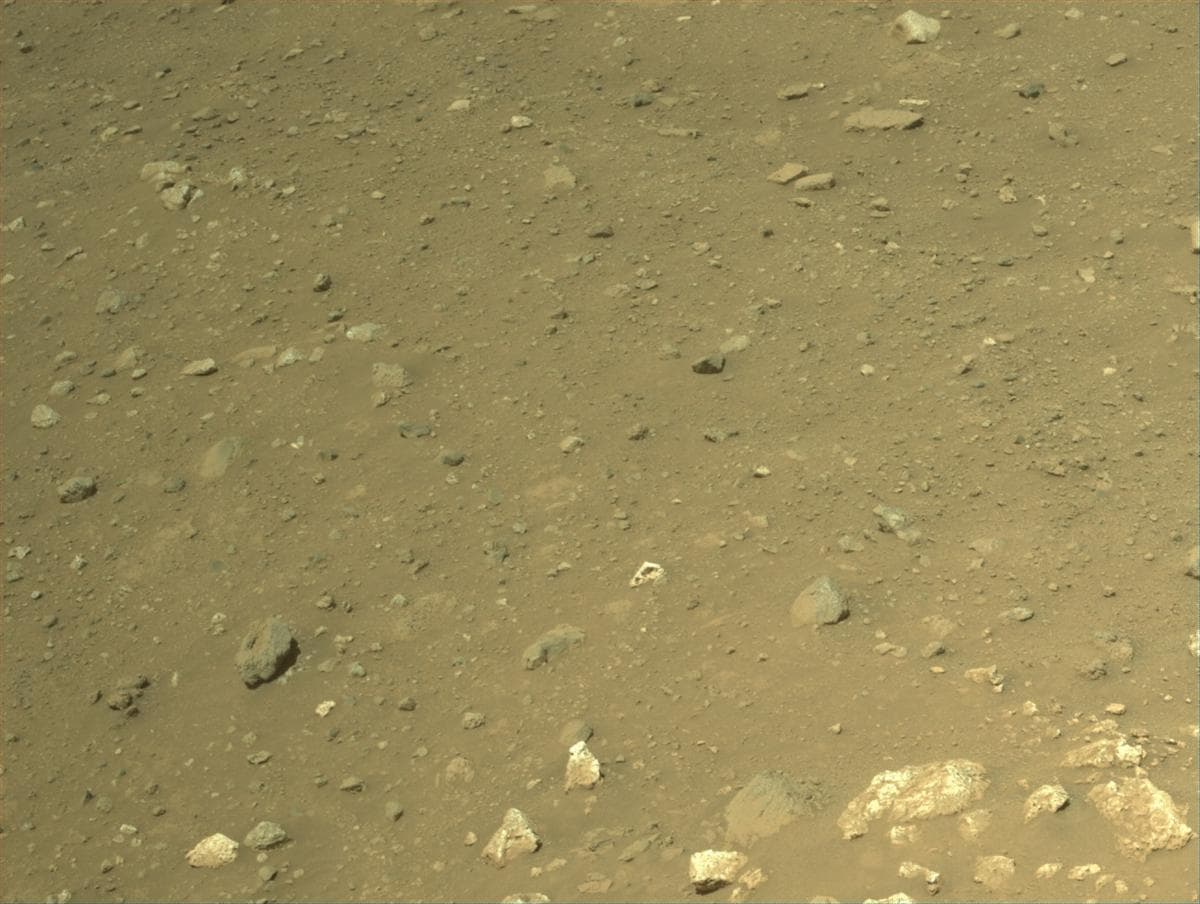 Mars image captured by NAVCAM_RIGHT on Perseverance