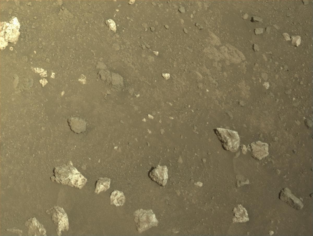 Mars image captured by NAVCAM_RIGHT on Perseverance