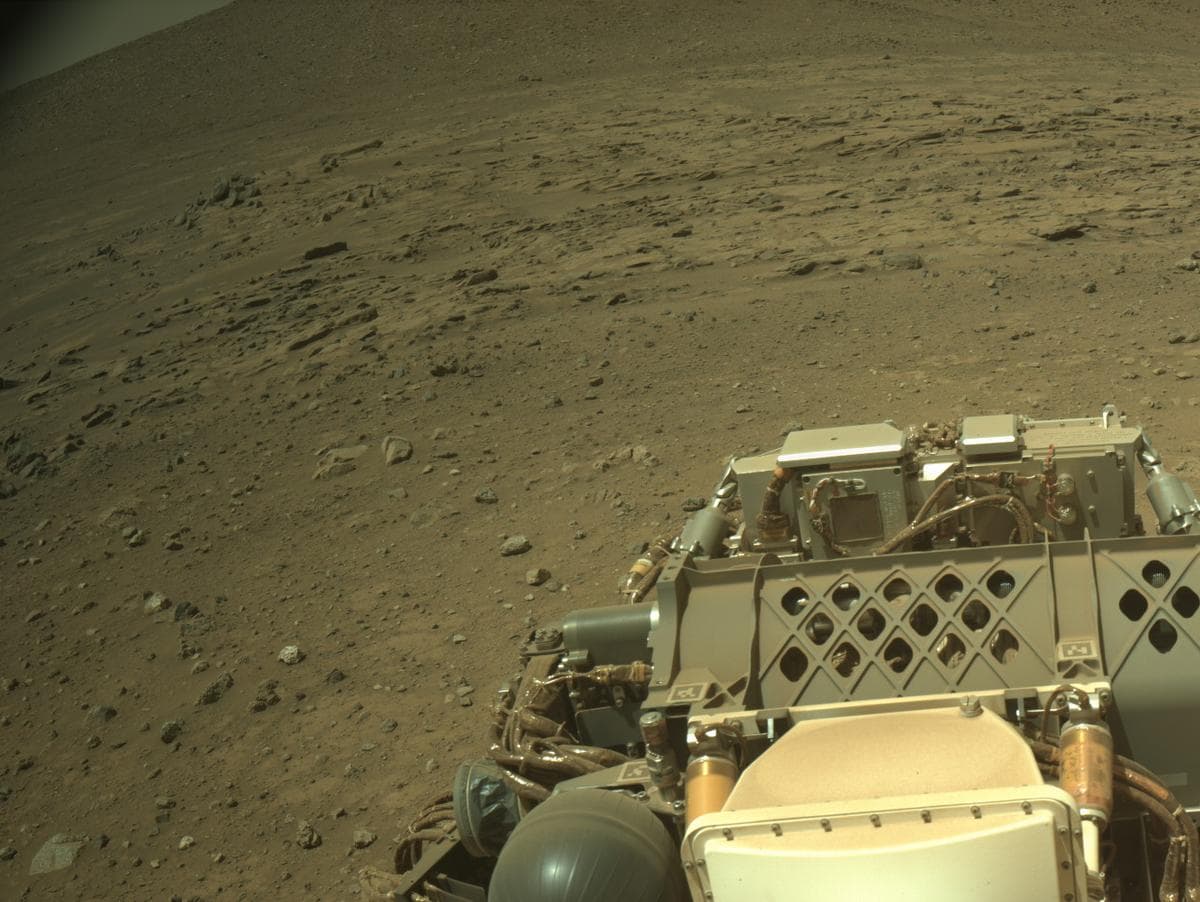 Mars image captured by NAVCAM_RIGHT on Perseverance