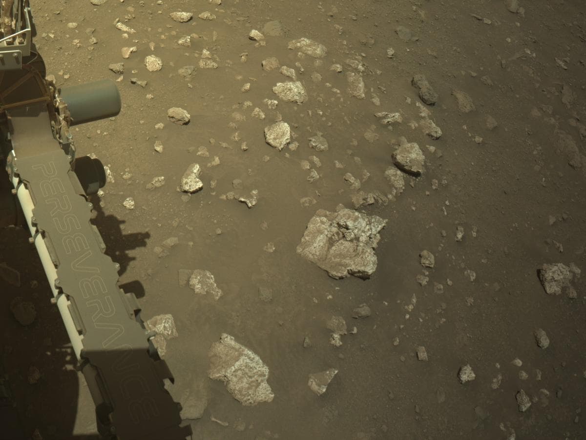 Mars image captured by NAVCAM_RIGHT on Perseverance