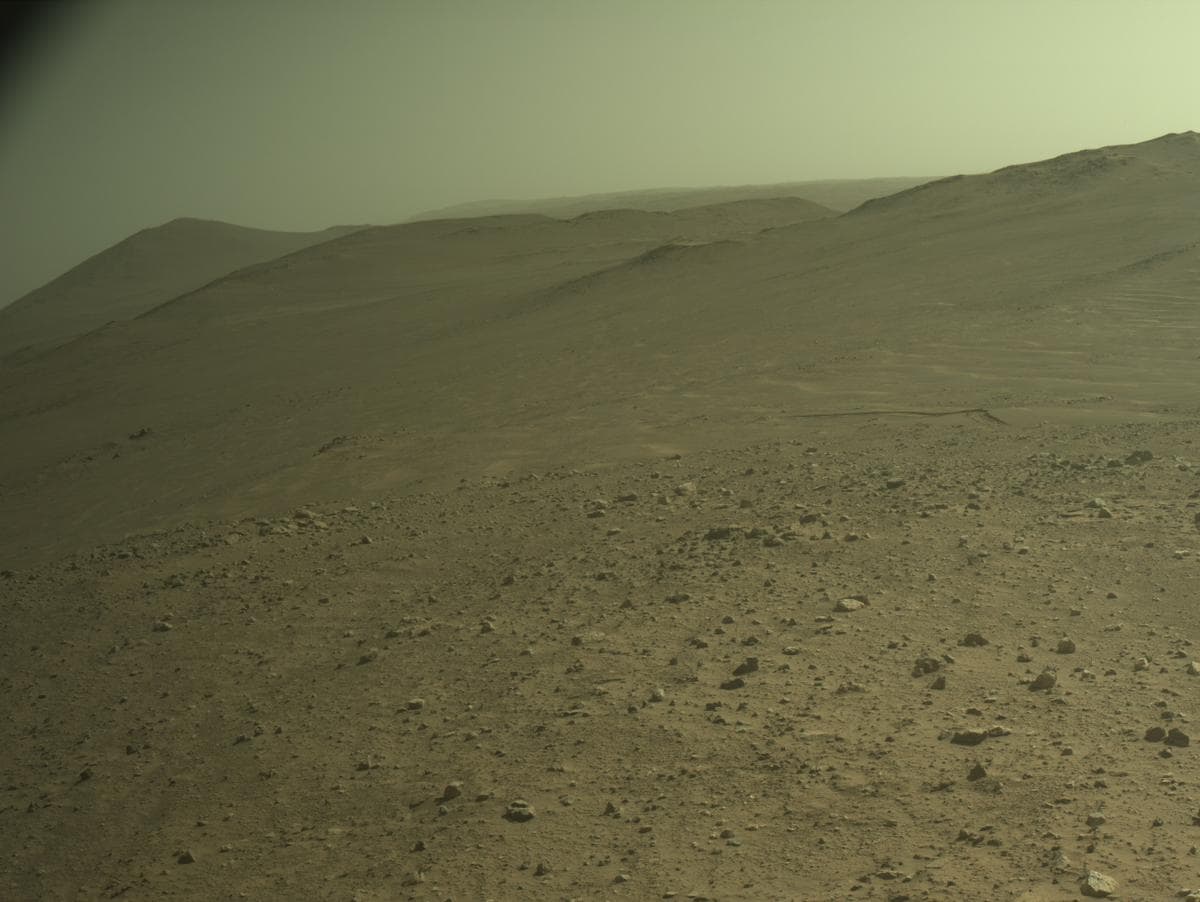 Mars image captured by NAVCAM_RIGHT on Perseverance