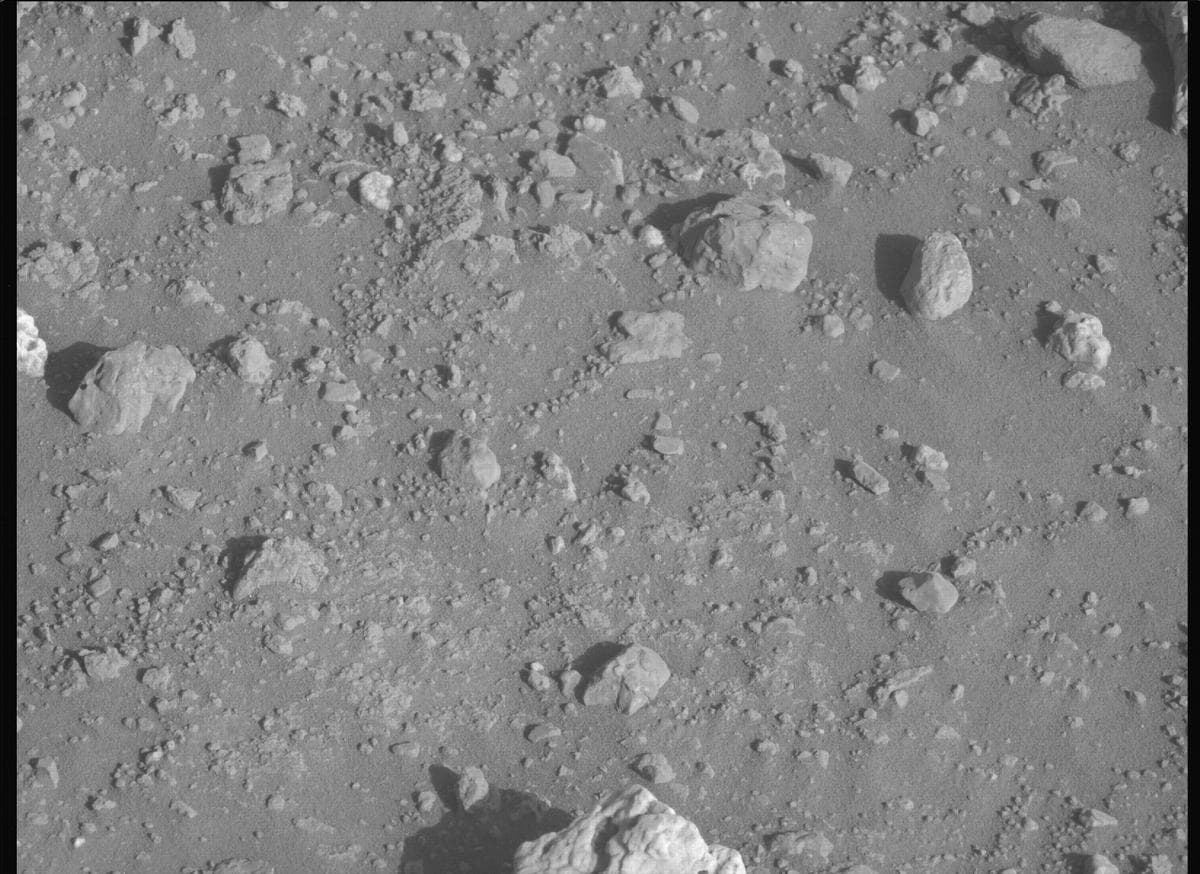 Mars image captured by MCZ_LEFT on Perseverance