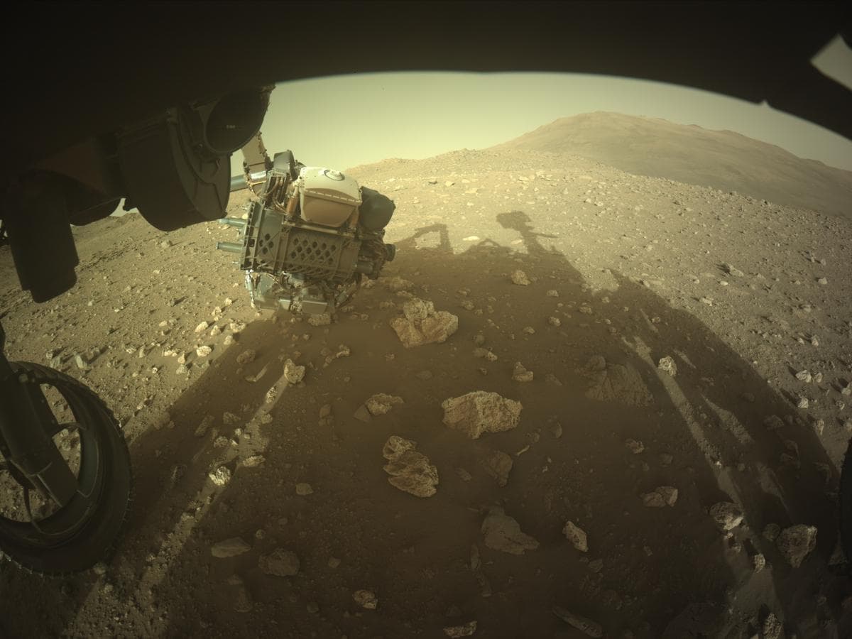 Mars rover photo