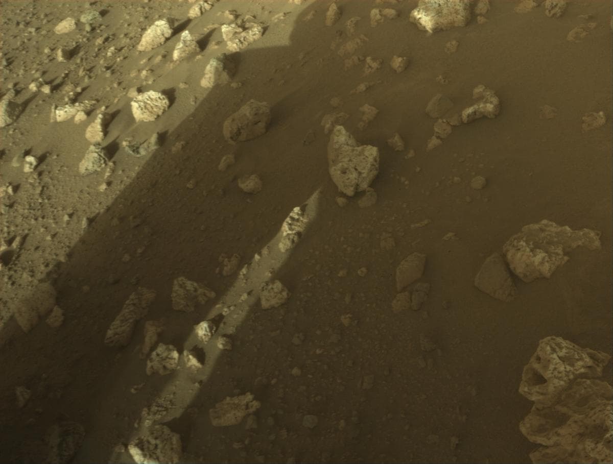 Mars image captured by FRONT_HAZCAM_RIGHT_A on Perseverance