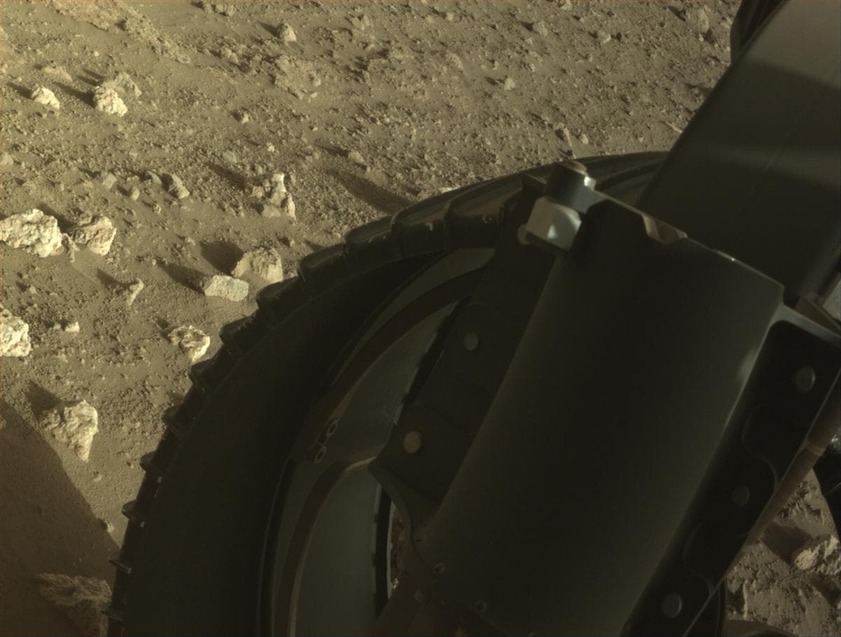 Mars image captured by FRONT_HAZCAM_RIGHT_A on Perseverance