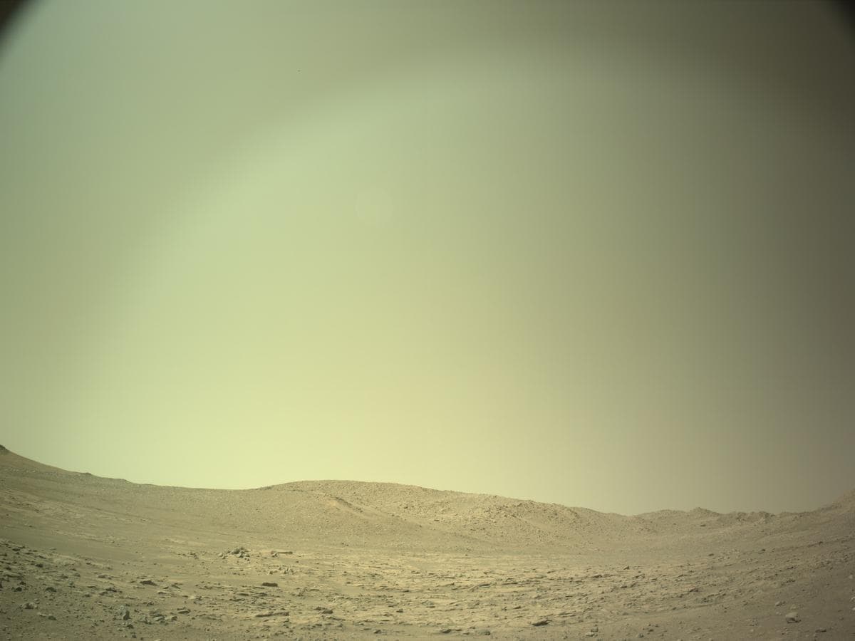 Mars image captured by NAVCAM_LEFT on Perseverance