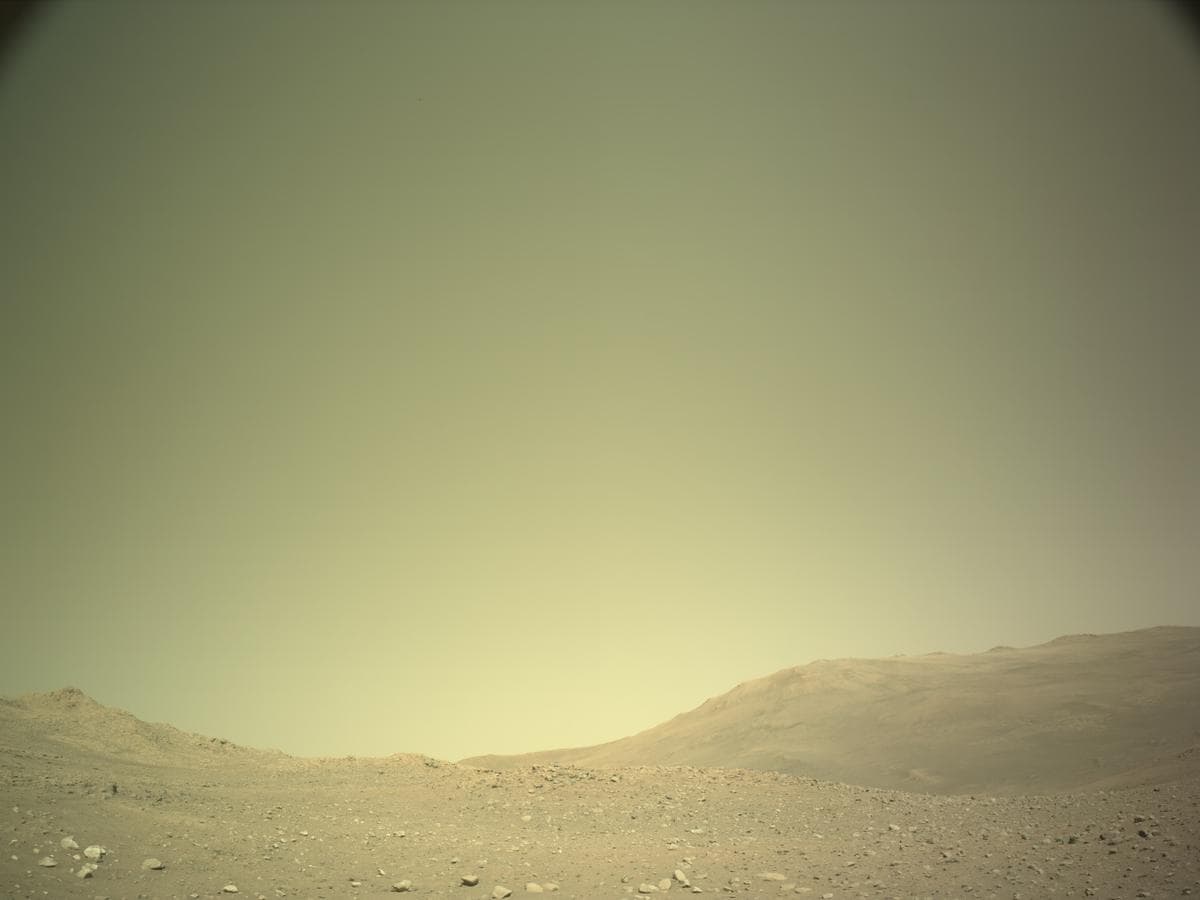 Mars image captured by NAVCAM_LEFT on Perseverance