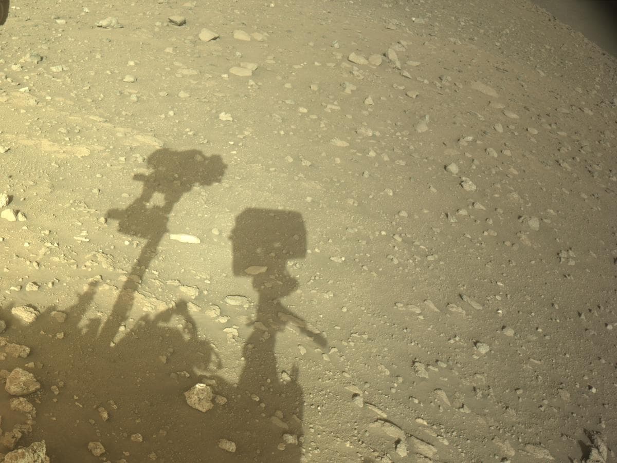 Mars image captured by NAVCAM_LEFT on Perseverance