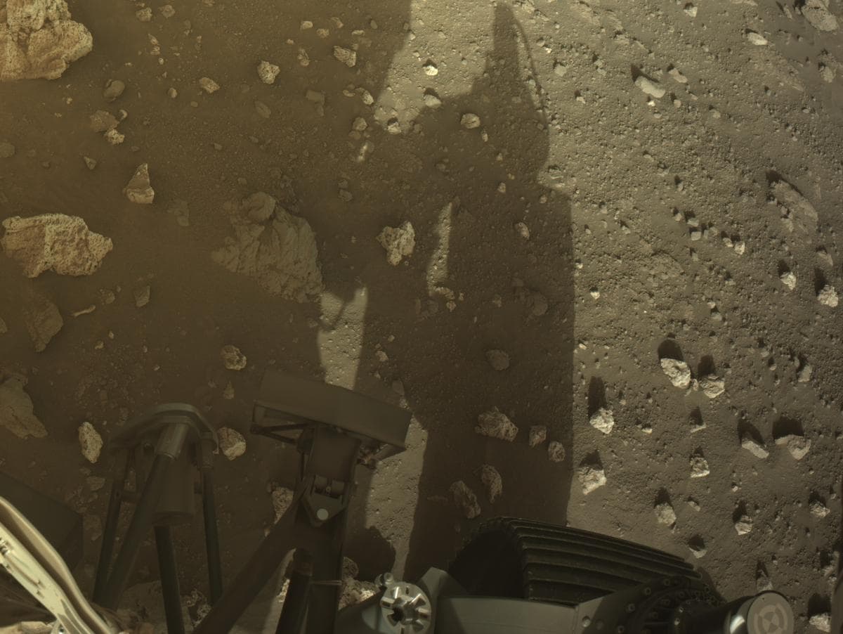 Mars image captured by NAVCAM_LEFT on Perseverance