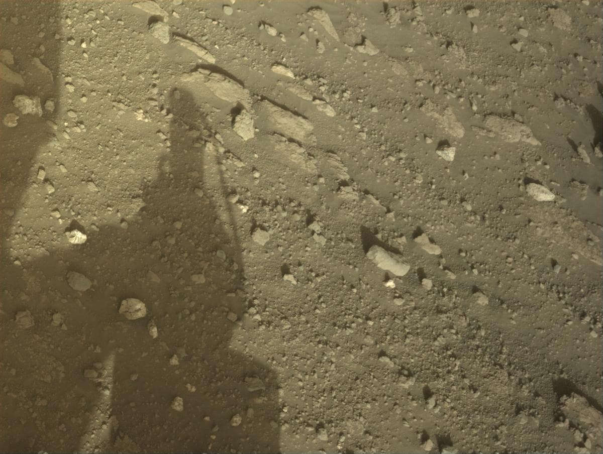 Mars image captured by NAVCAM_LEFT on Perseverance