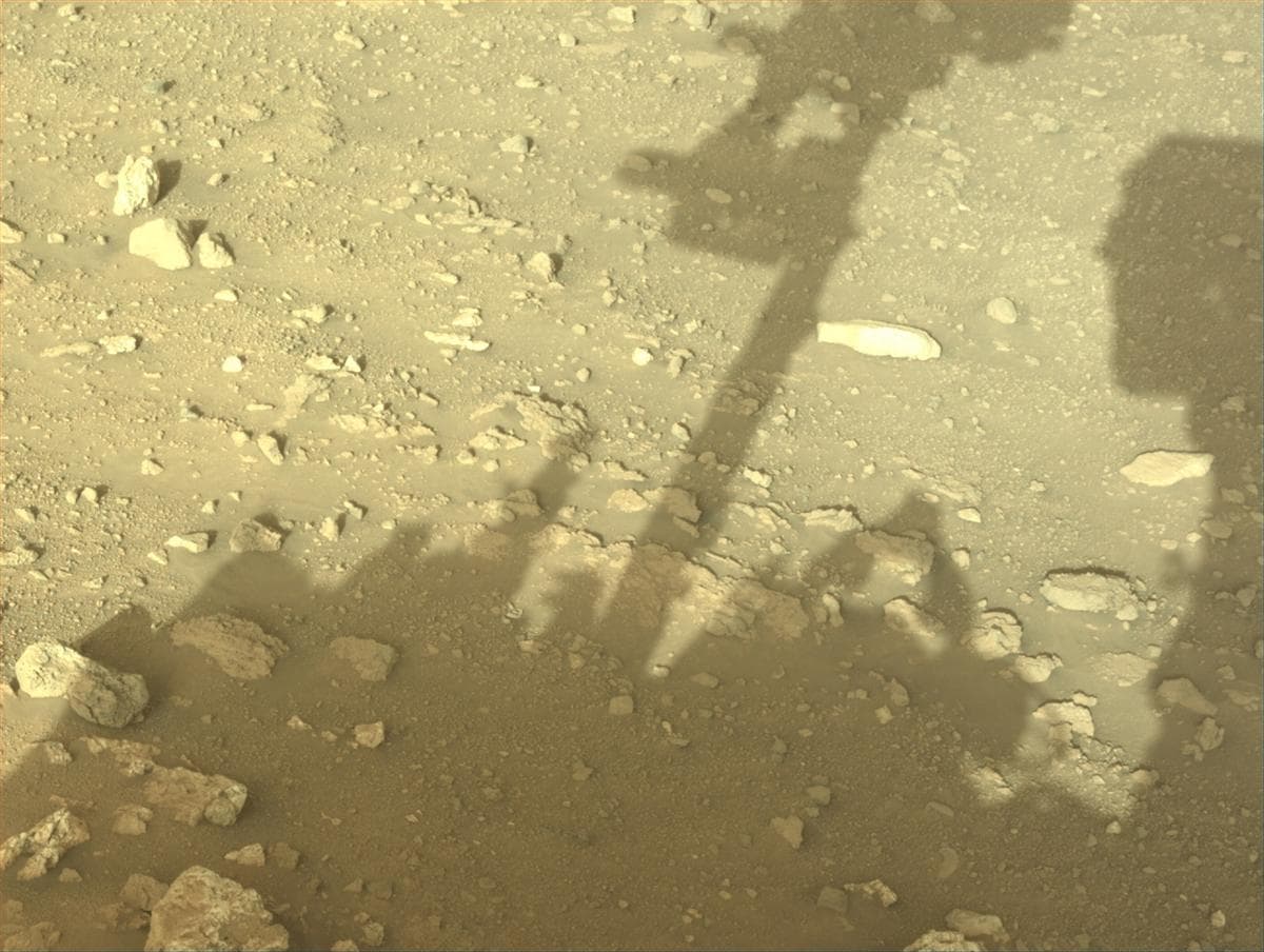 Mars image captured by NAVCAM_LEFT on Perseverance