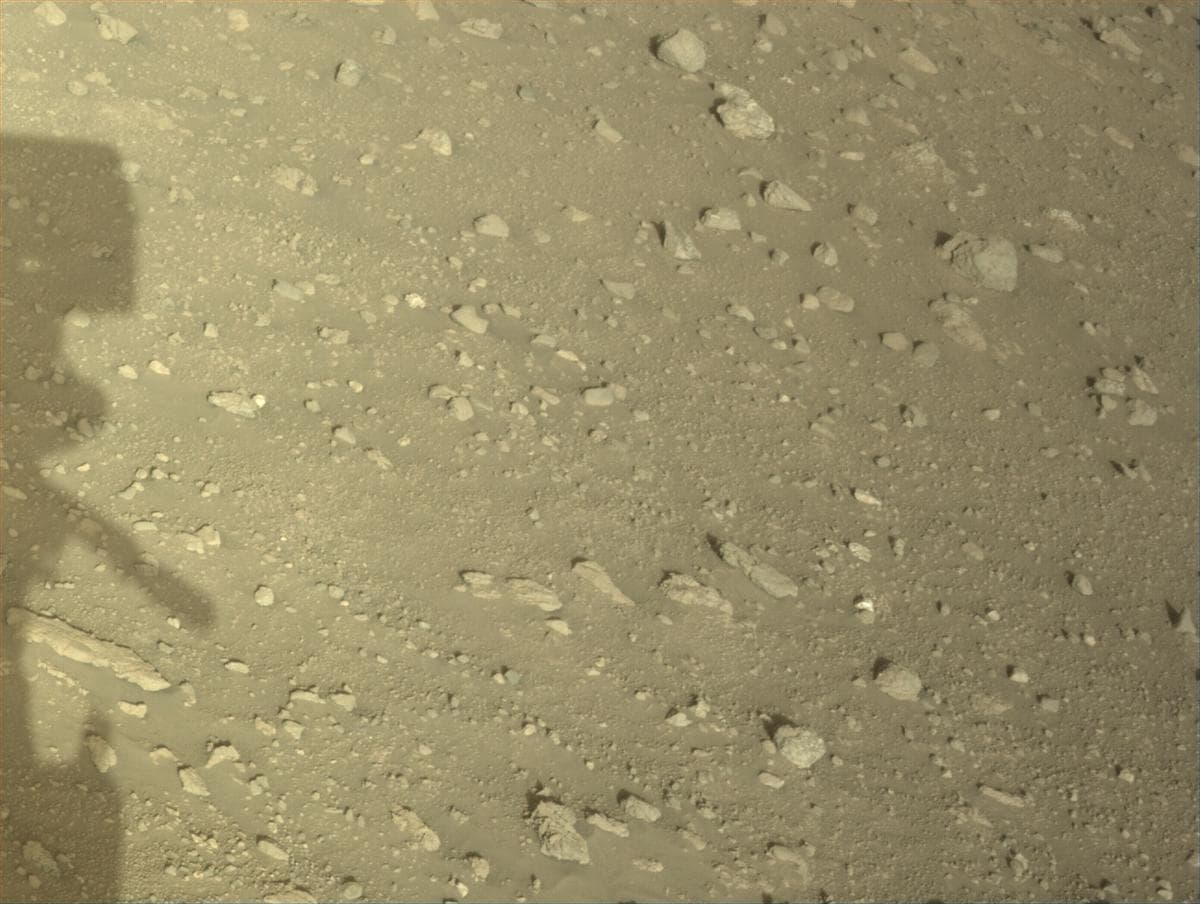 Mars image captured by NAVCAM_LEFT on Perseverance