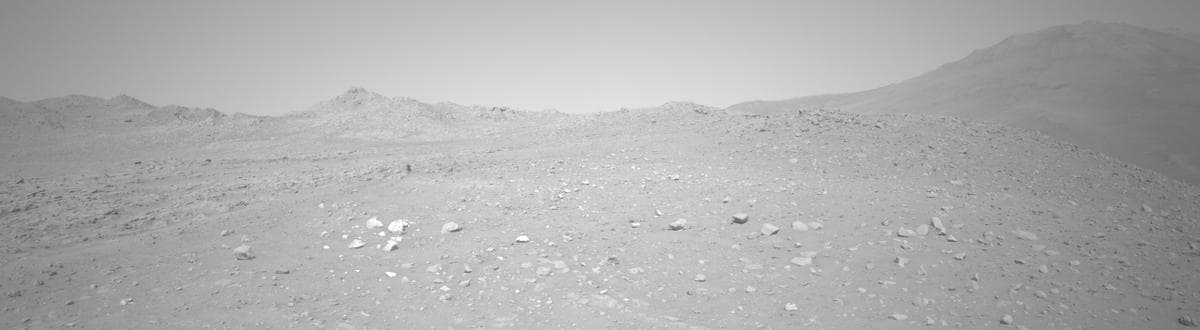 Mars image captured by NAVCAM_LEFT on Perseverance