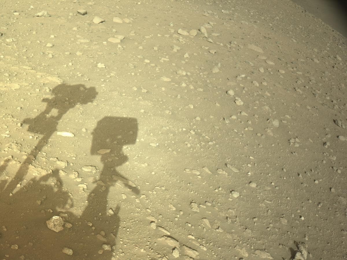 Mars image captured by NAVCAM_RIGHT on Perseverance