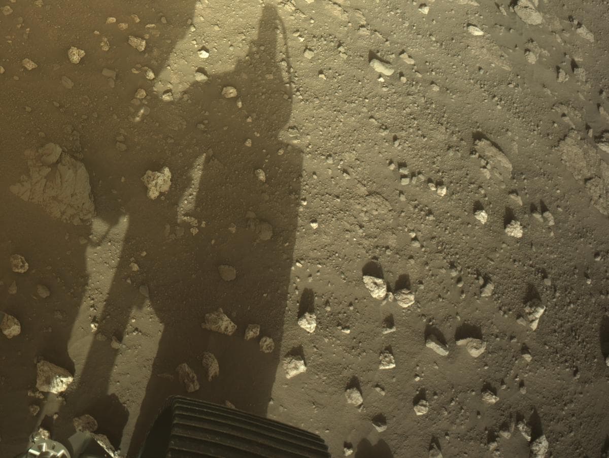 Mars image captured by NAVCAM_RIGHT on Perseverance