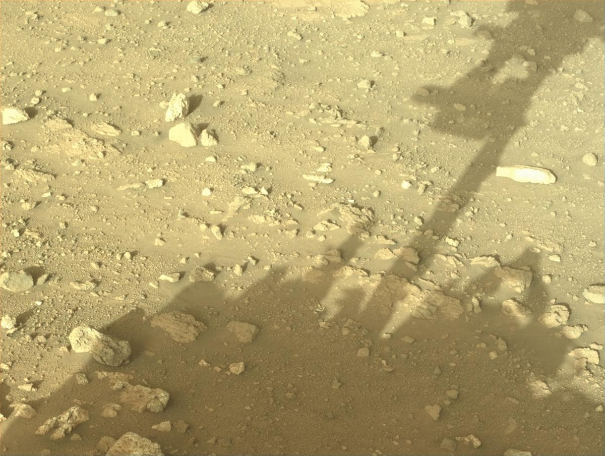 Mars image captured by NAVCAM_RIGHT on Perseverance