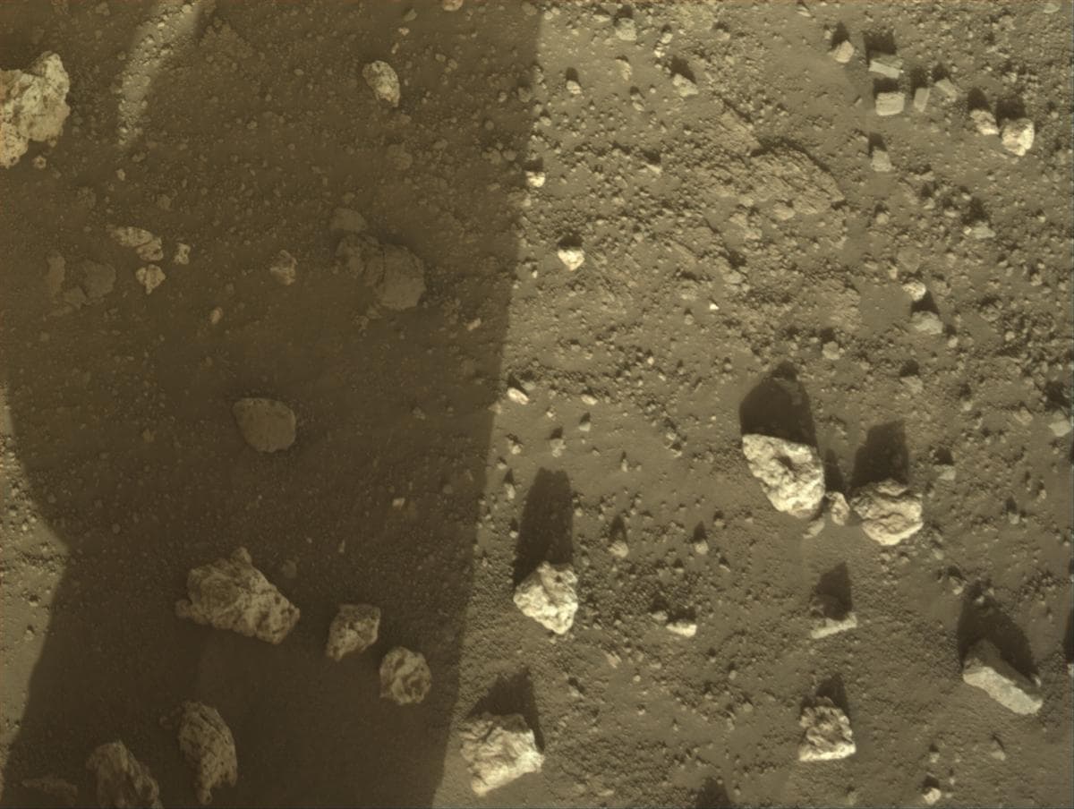 Mars image captured by NAVCAM_RIGHT on Perseverance
