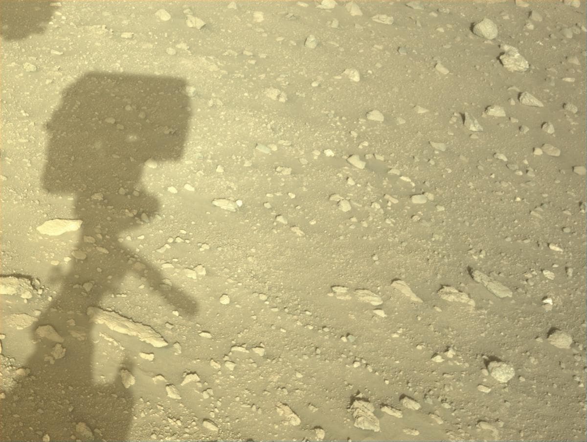 Mars image captured by NAVCAM_RIGHT on Perseverance
