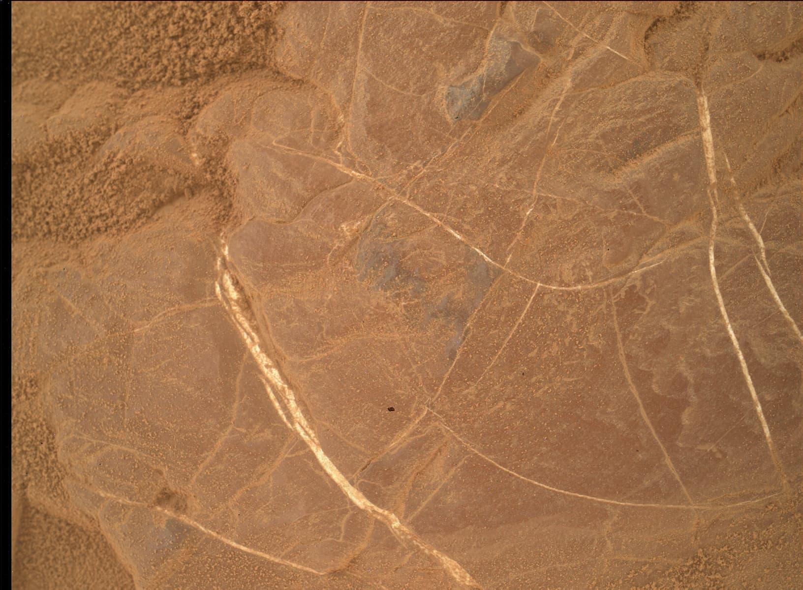 Foto de Marte da câmera MAHLI