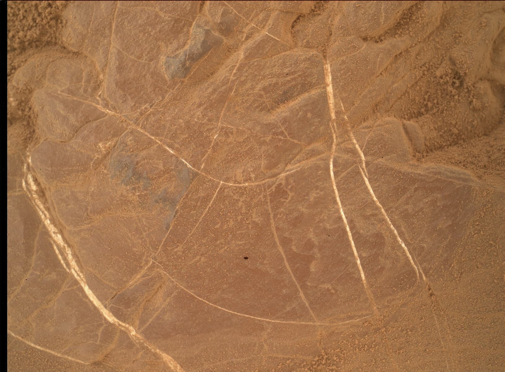 Foto de Marte da câmera MAHLI