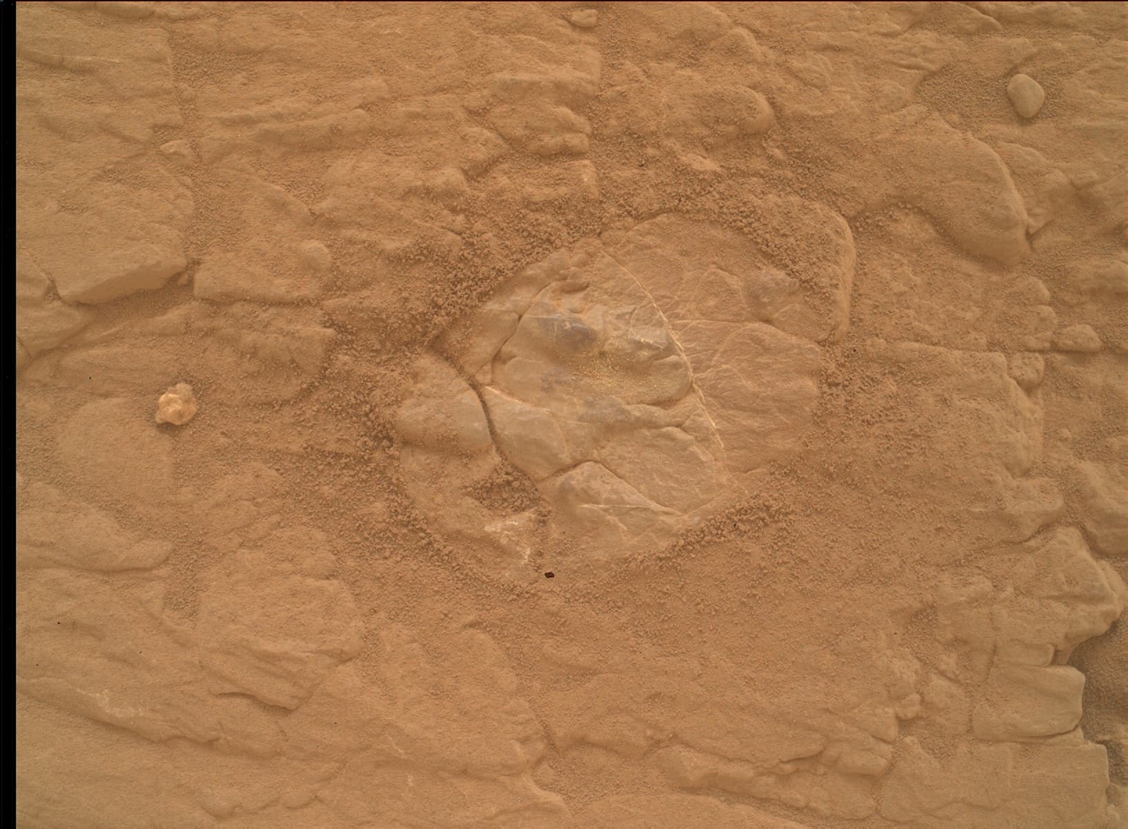 Foto de Marte da câmera MAHLI