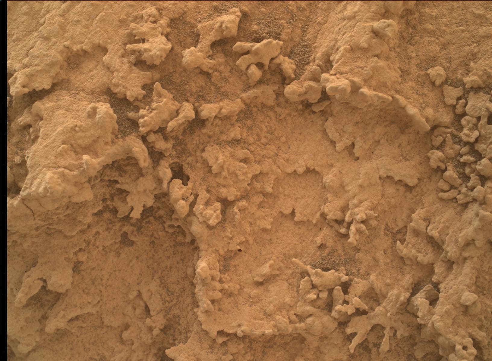 Foto de Marte da câmera MAHLI