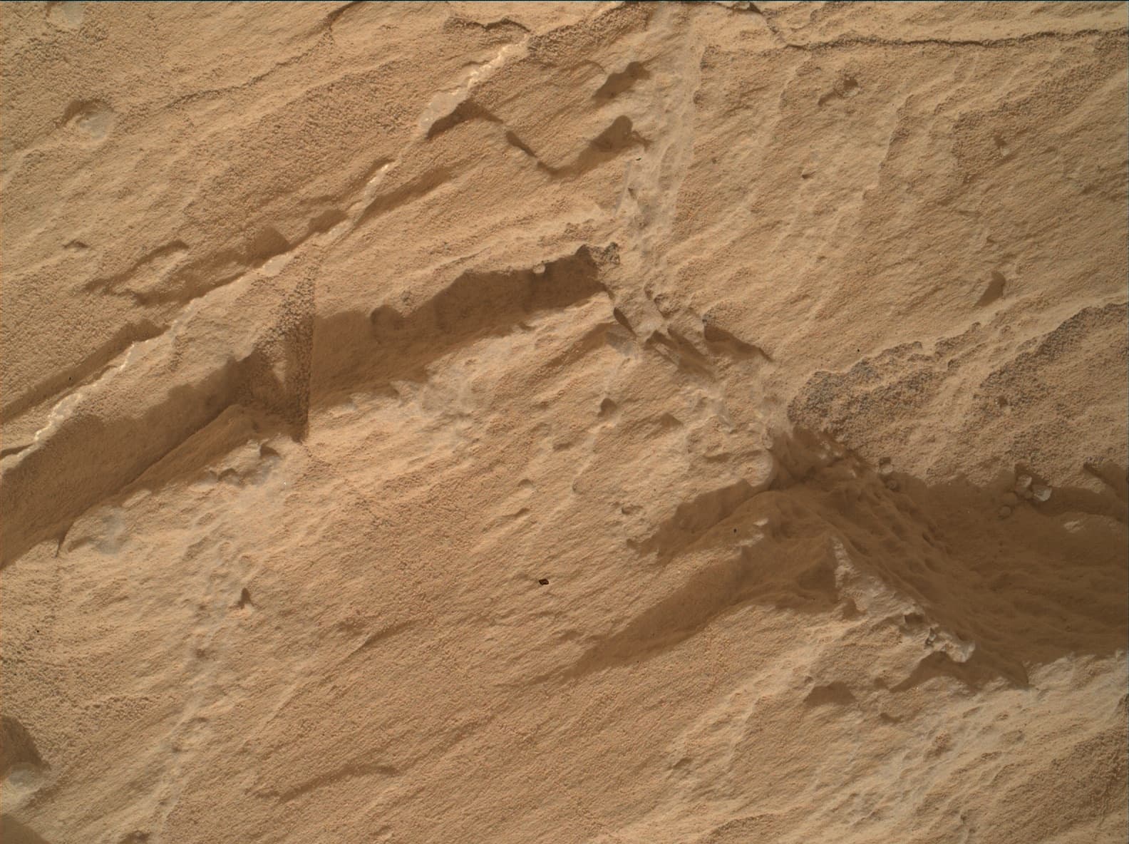 Foto de Marte da câmera MAHLI