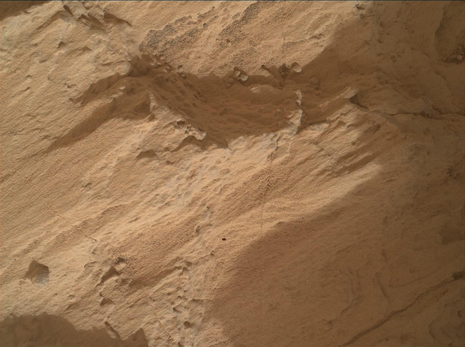 Foto de Marte da câmera MAHLI