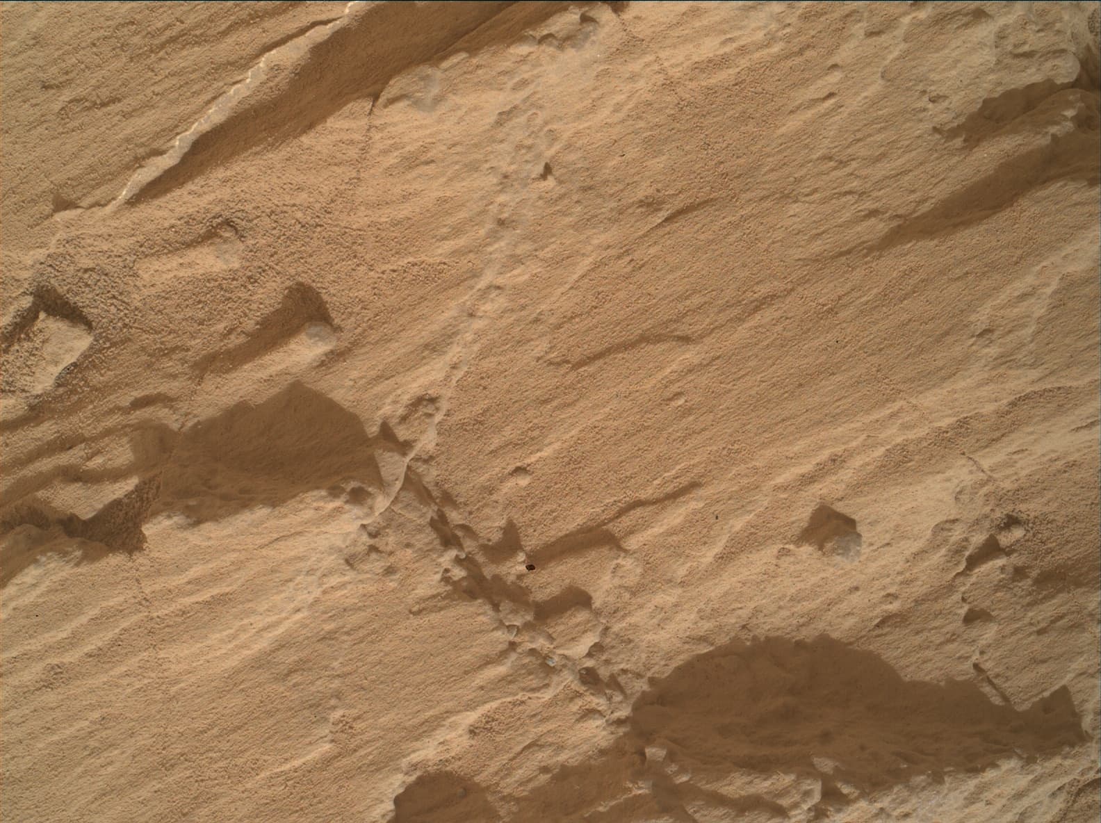 Foto de Marte da câmera MAHLI