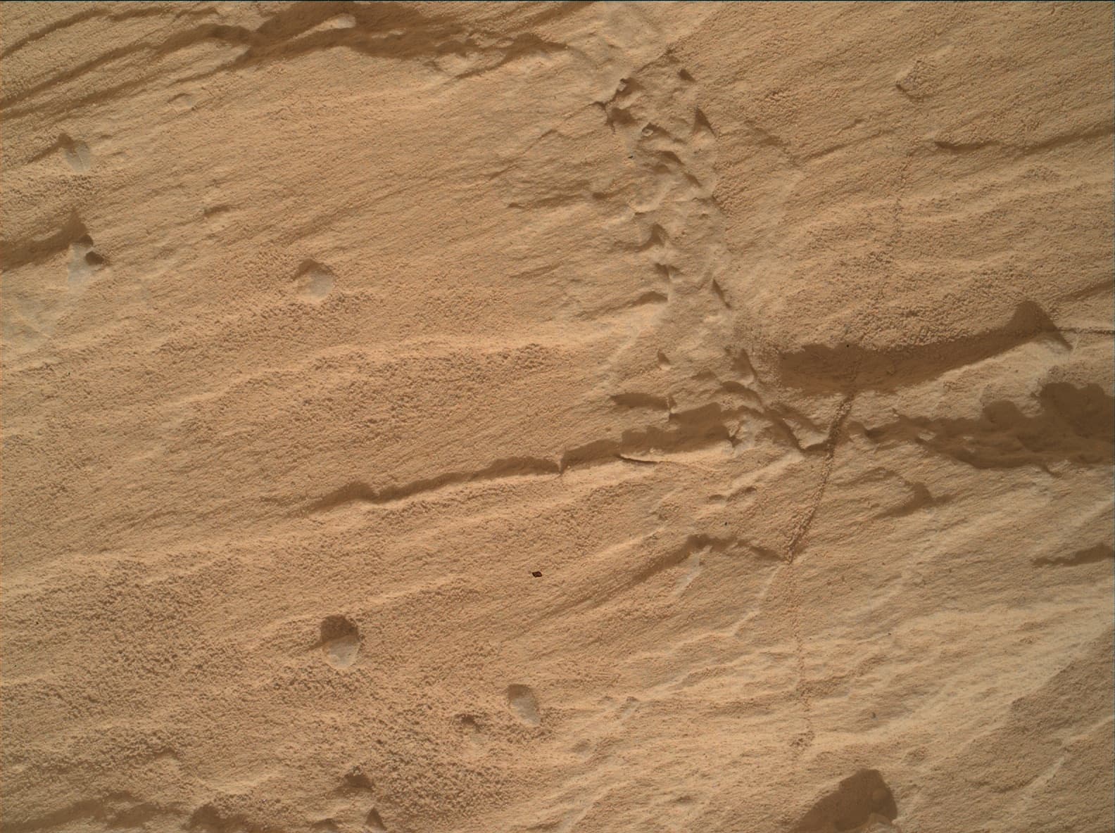 Foto de Marte da câmera MAHLI