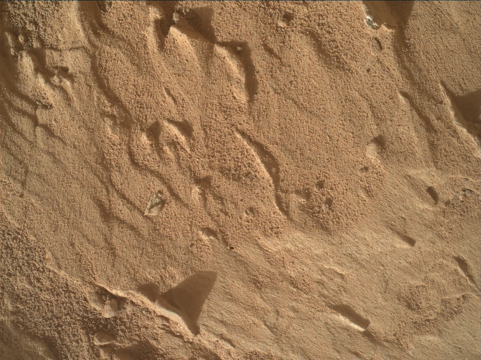 Foto de Marte da câmera MAHLI