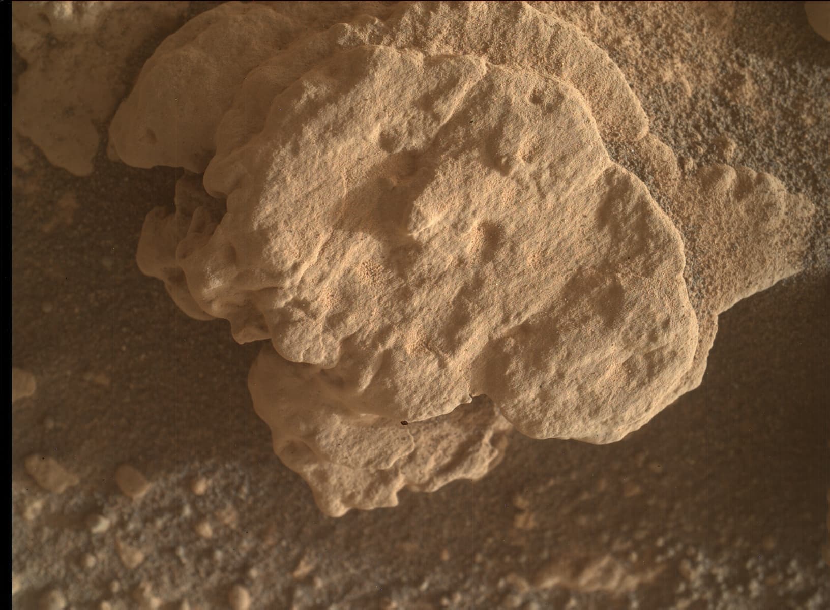 Foto de Marte da câmera MAHLI