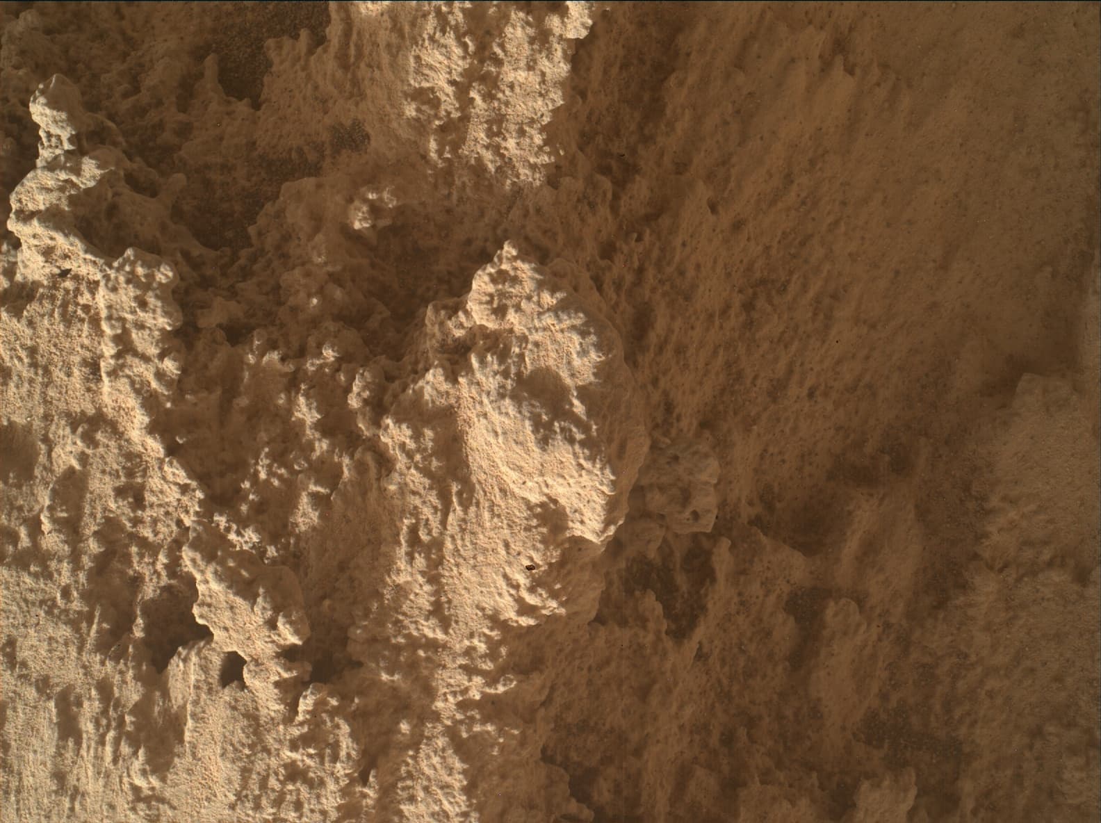 Foto de Marte da câmera MAHLI