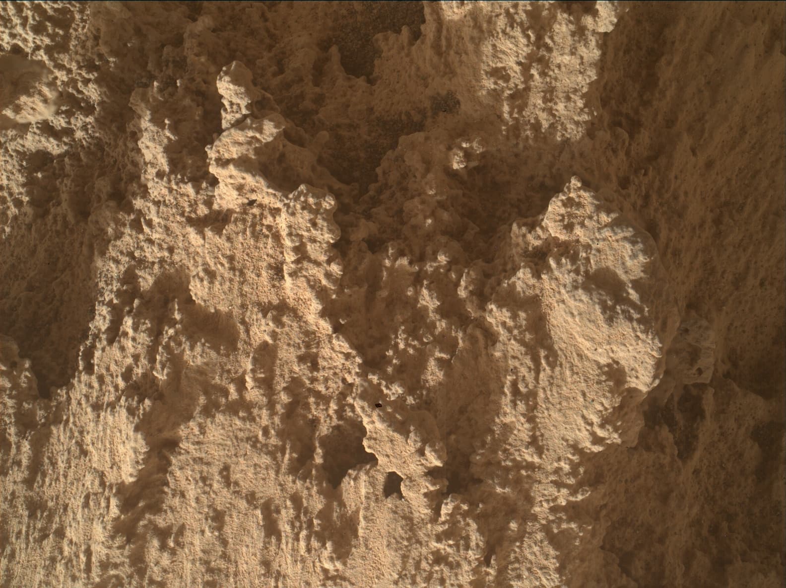 Foto de Marte da câmera MAHLI