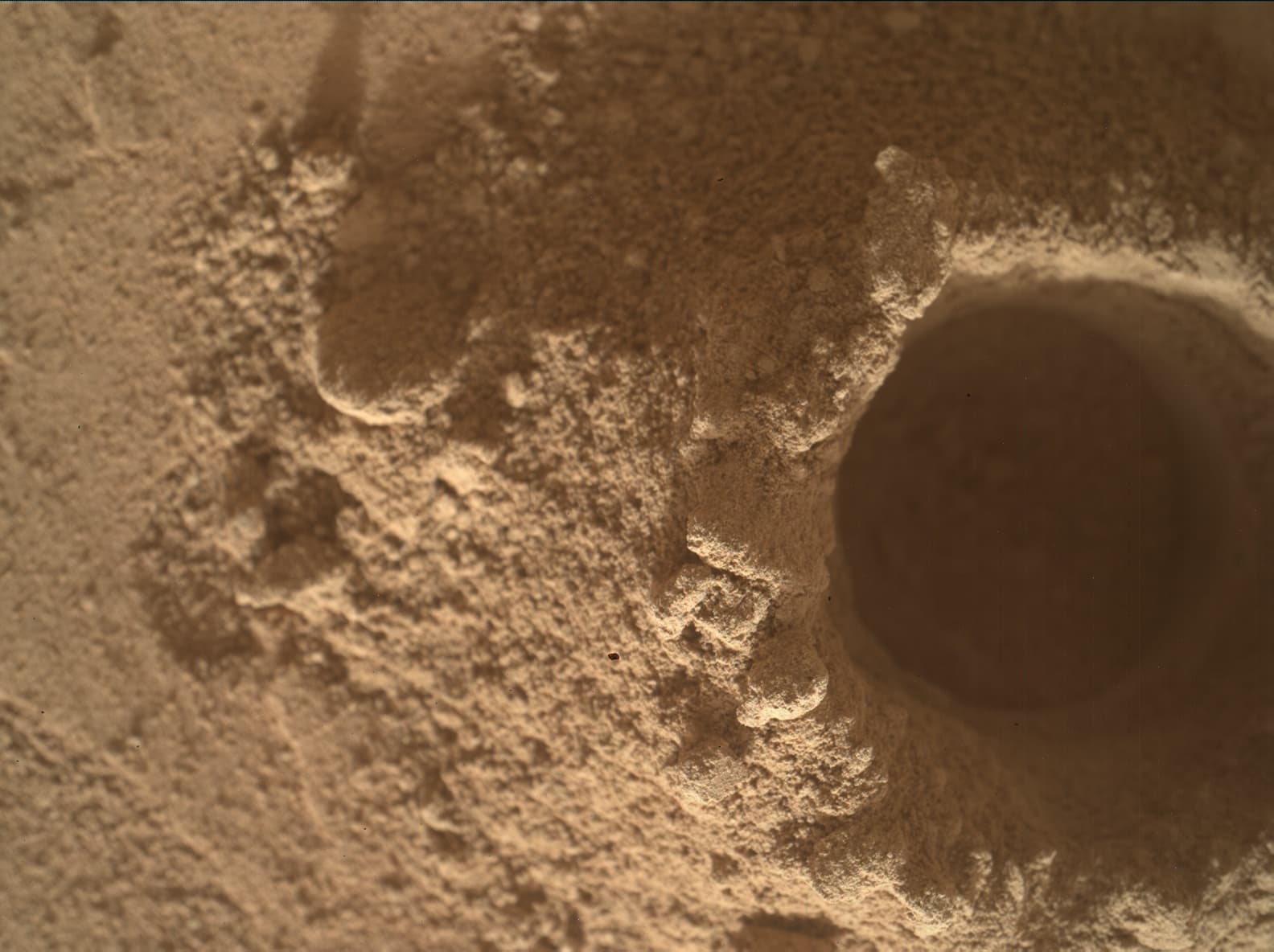 Foto de Marte da câmera MAHLI