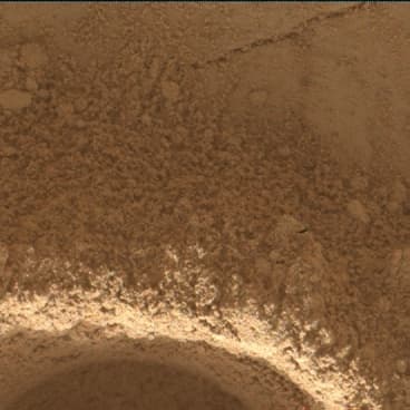 Foto de Marte da câmera MAHLI