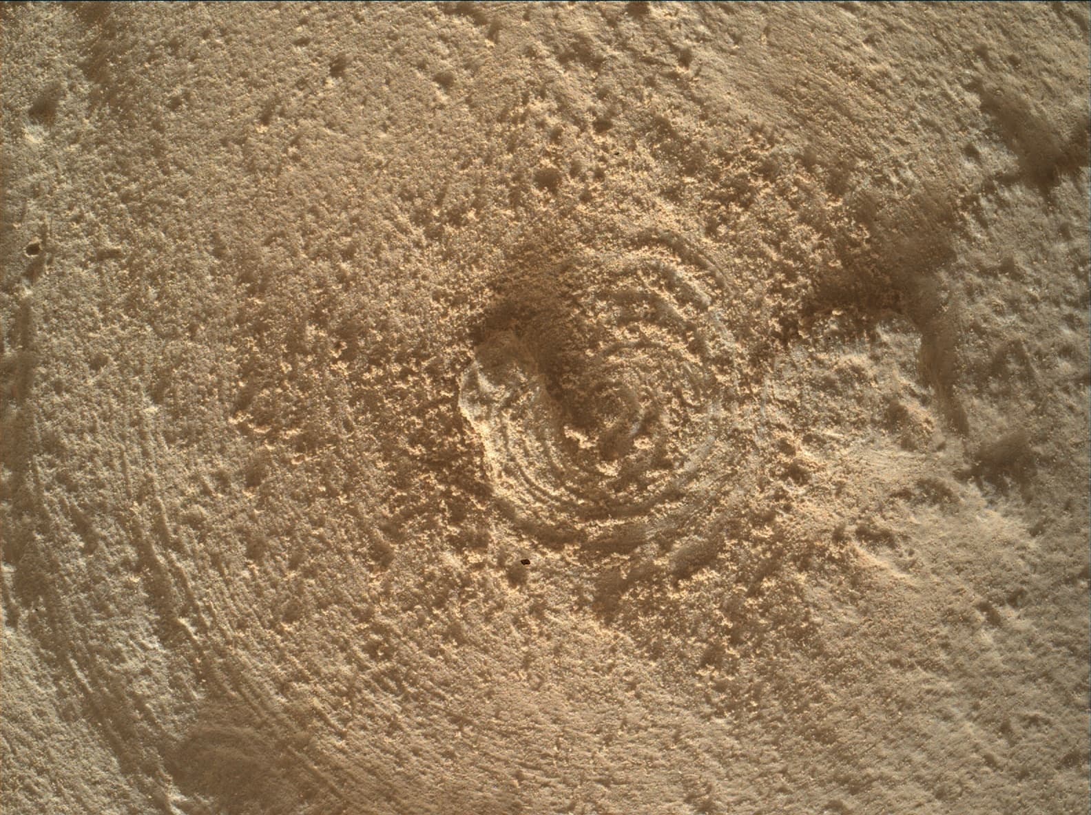 Foto de Marte da câmera MAHLI