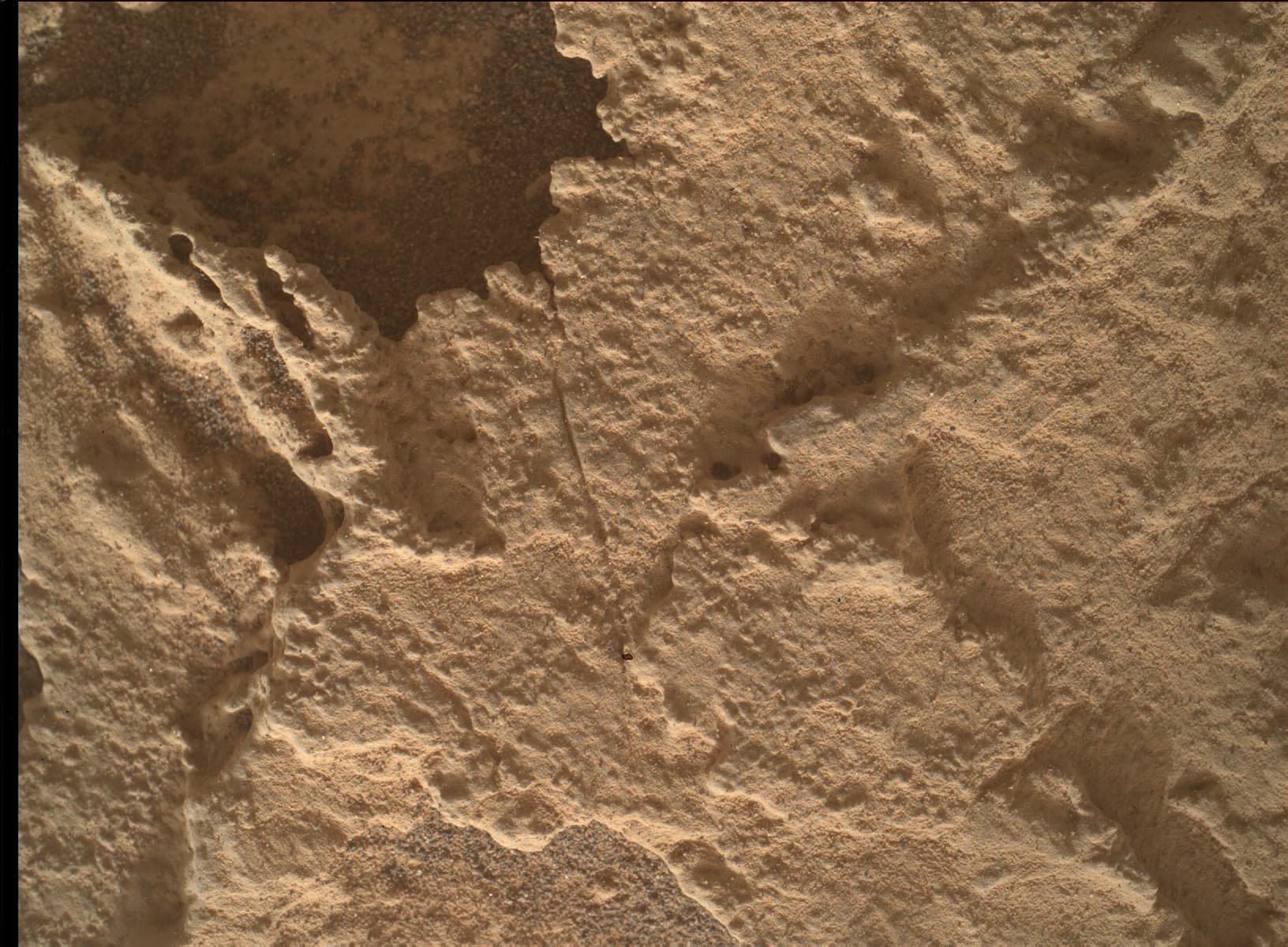 Foto de Marte da câmera MAHLI