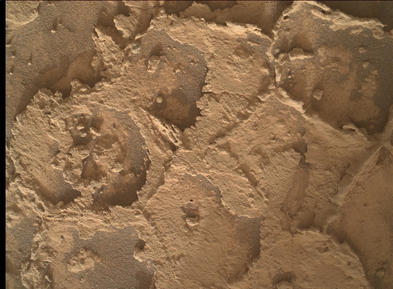 Foto de Marte da câmera MAHLI
