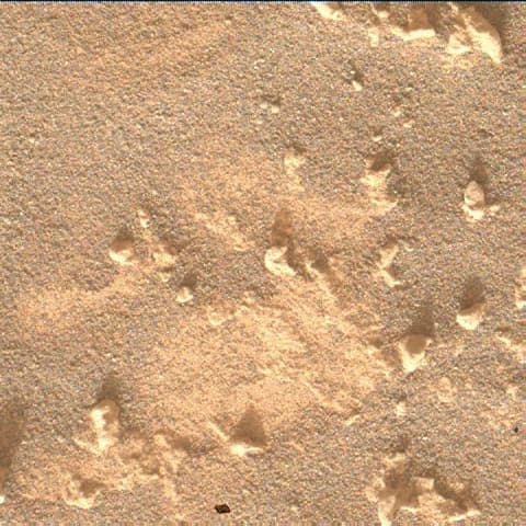 Foto de Marte da câmera MAHLI