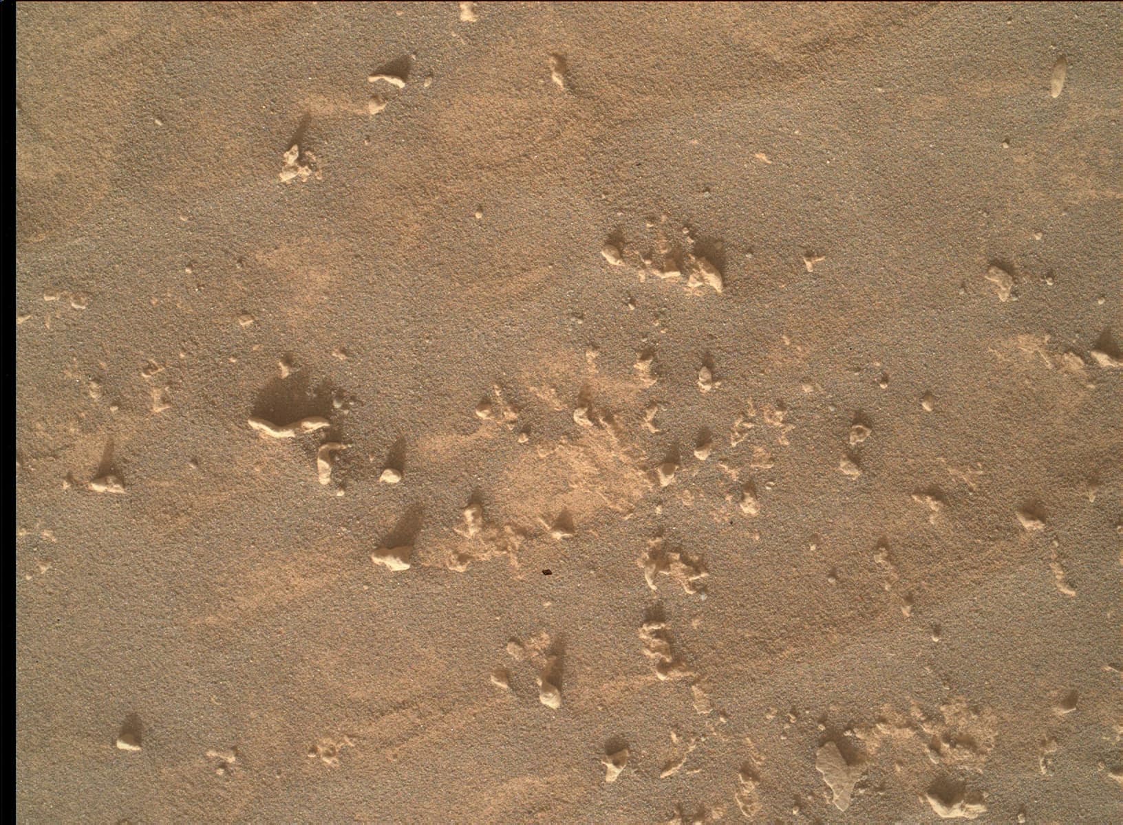 Foto de Marte da câmera MAHLI