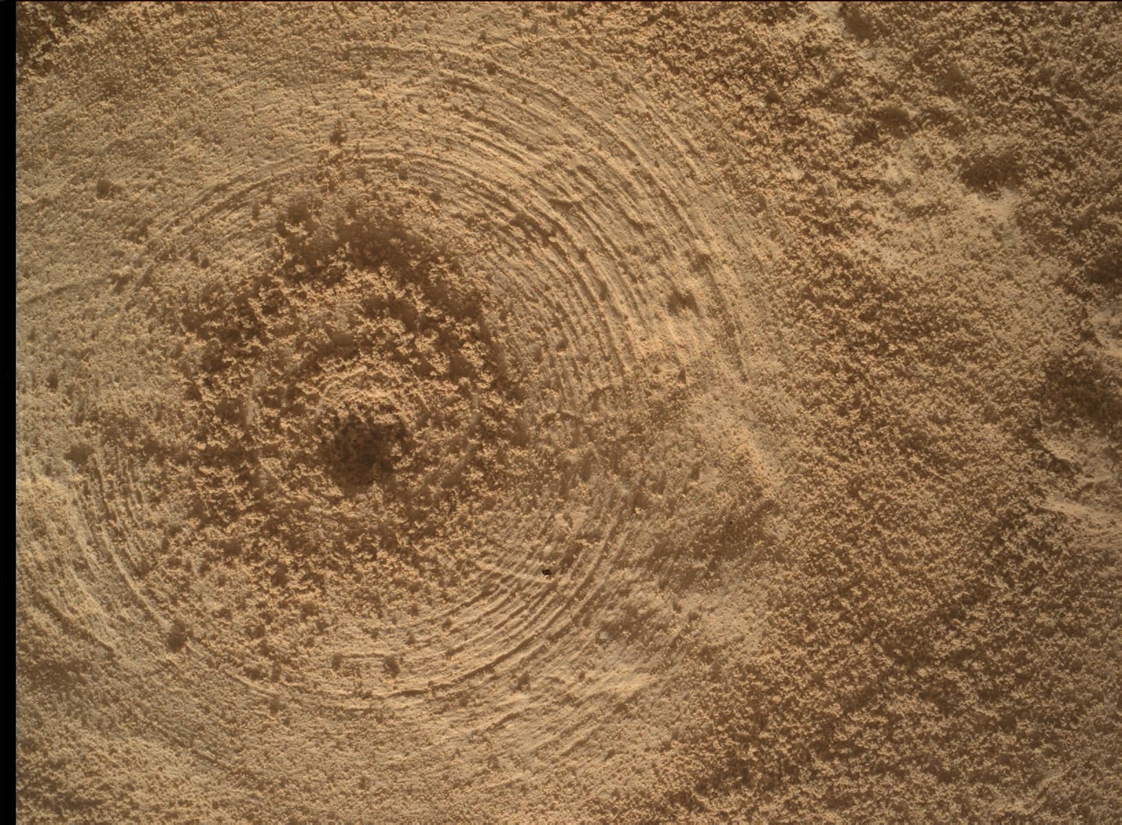 Foto de Marte da câmera MAHLI