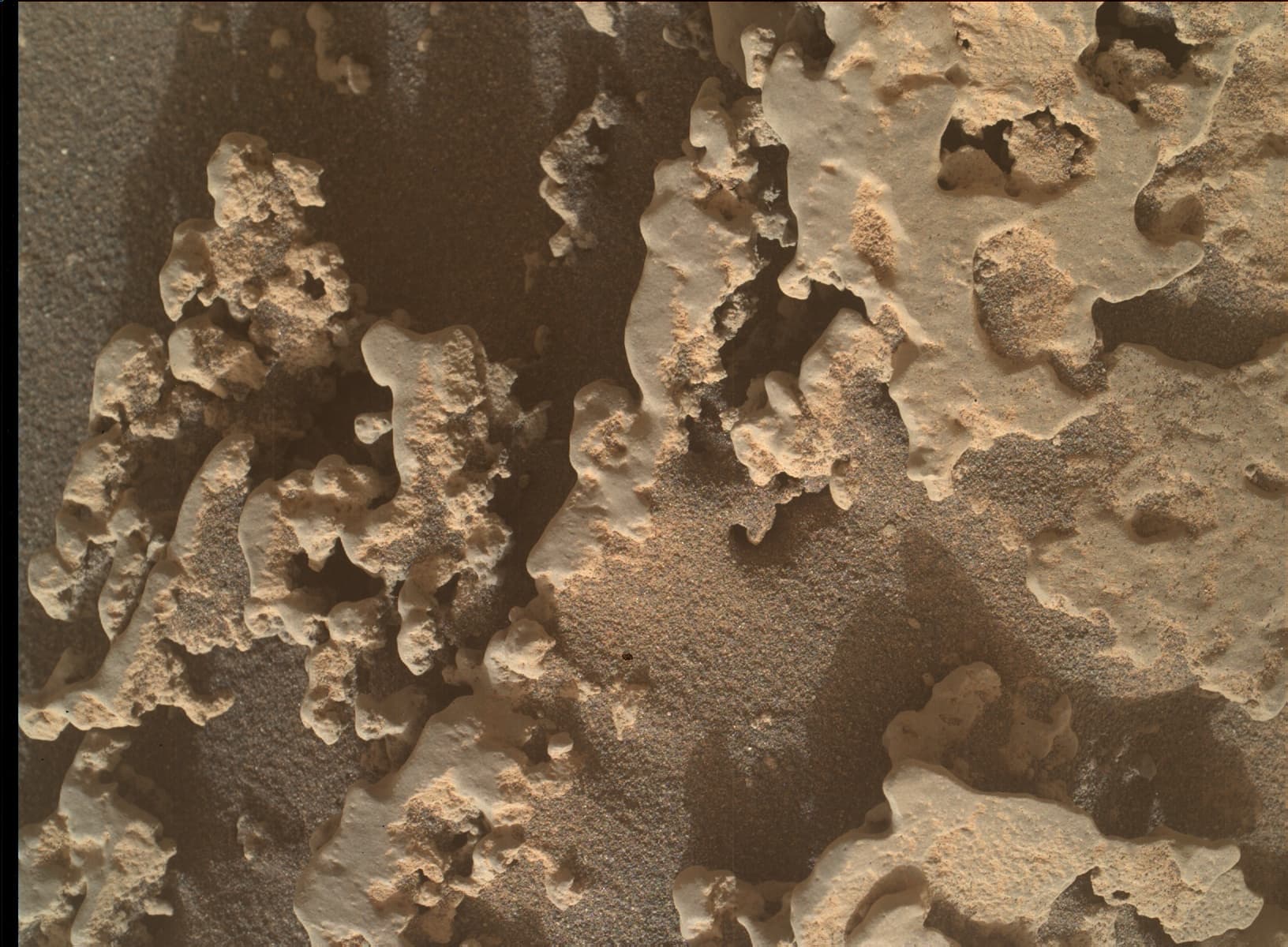 Foto de Marte da câmera MAHLI