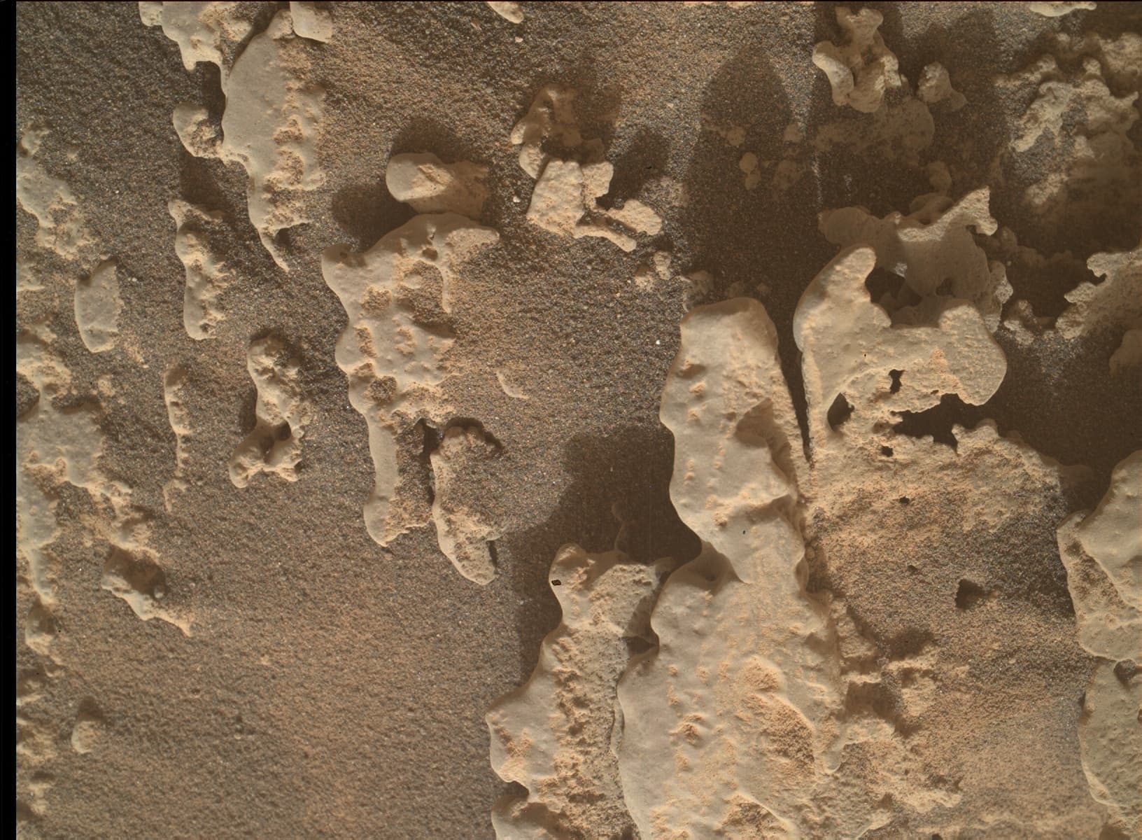 Foto de Marte da câmera MAHLI