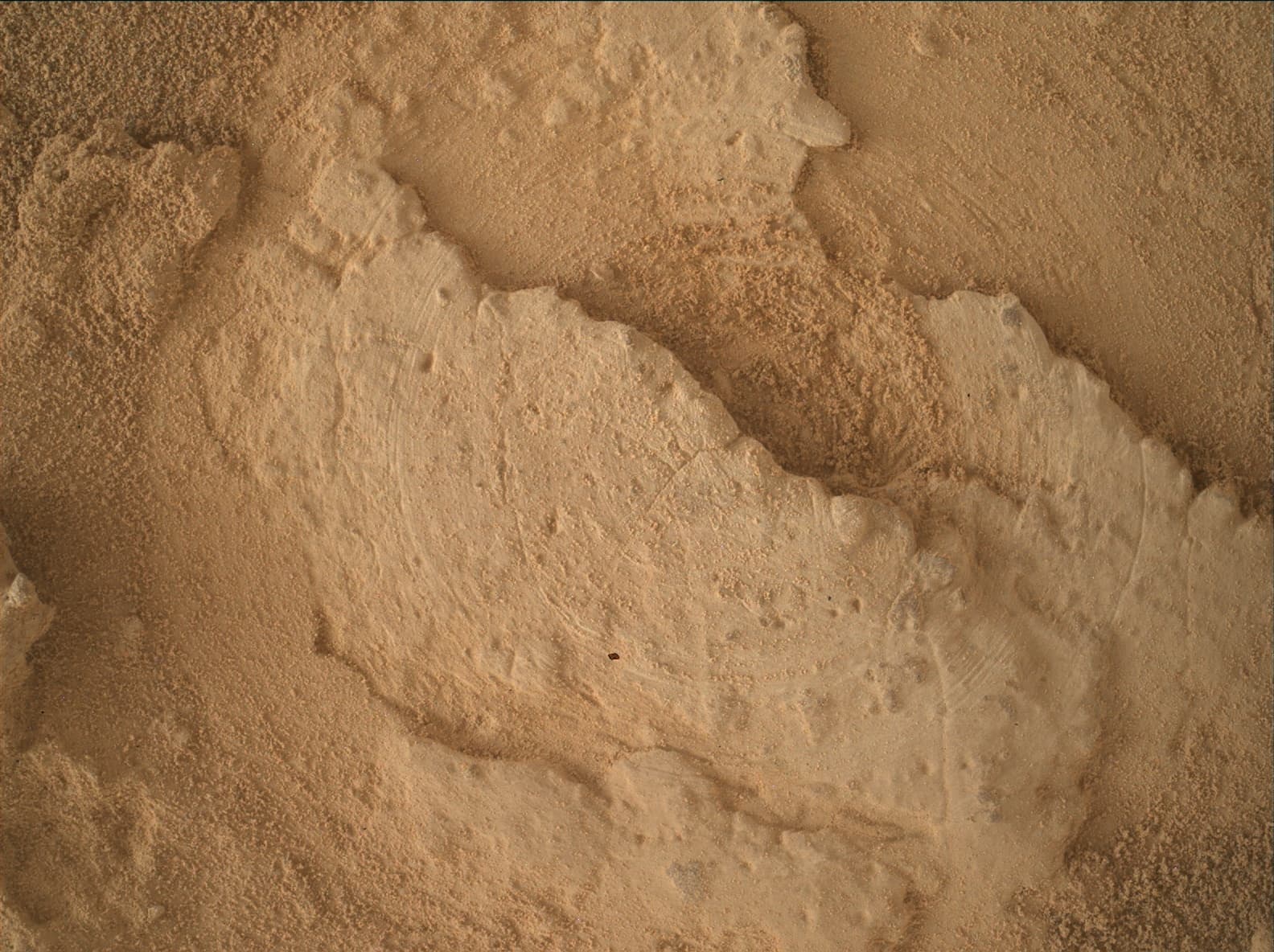 Foto de Marte da câmera MAHLI