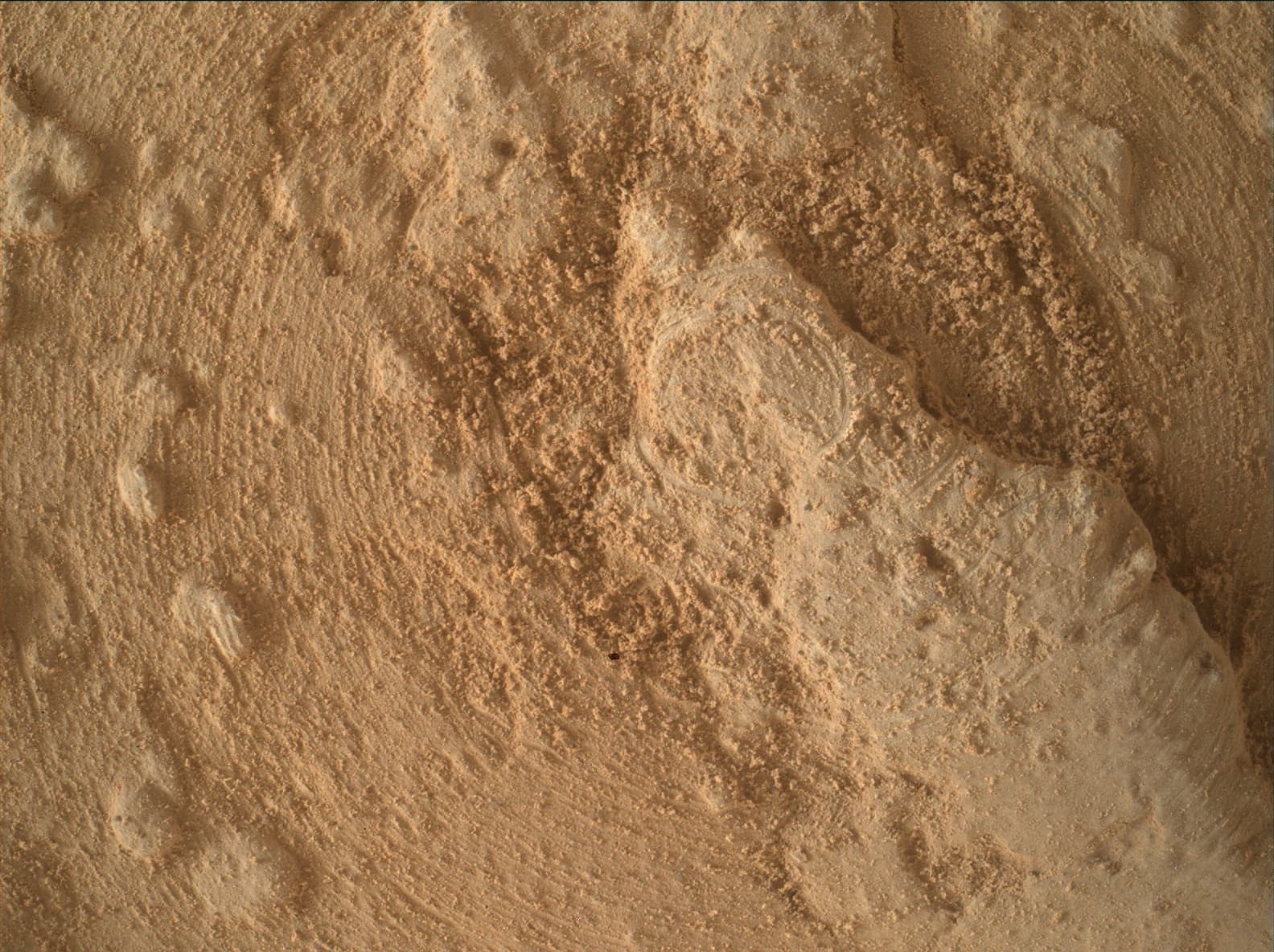 Foto de Marte da câmera MAHLI