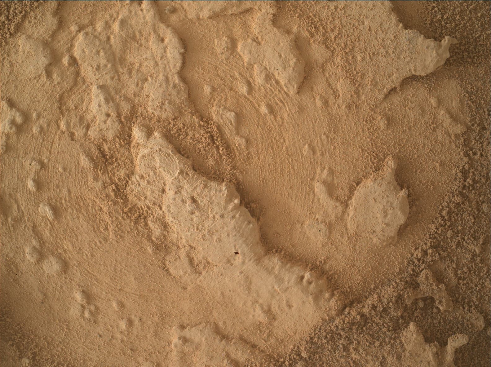 Foto de Marte da câmera MAHLI