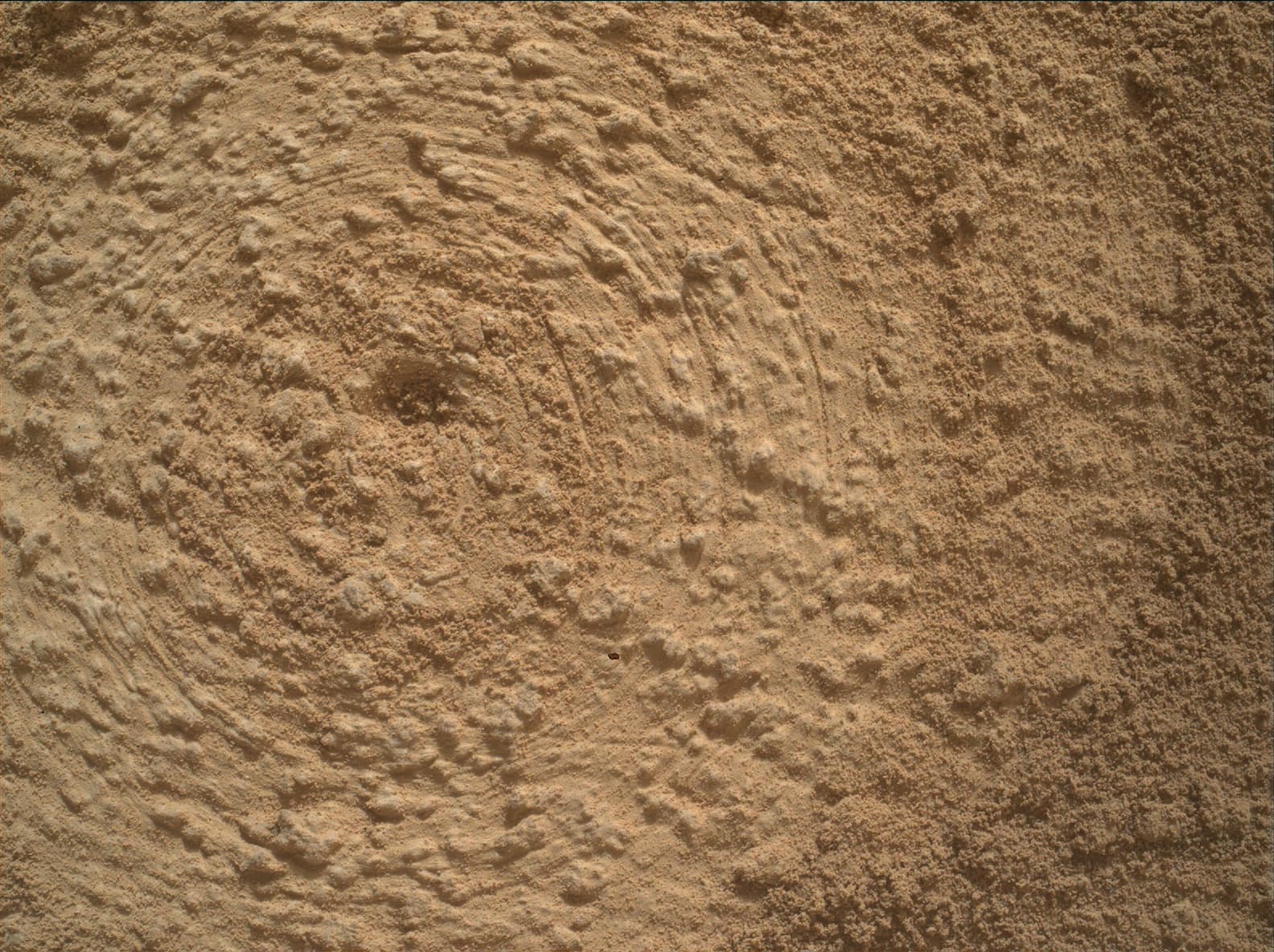 Foto de Marte da câmera MAHLI