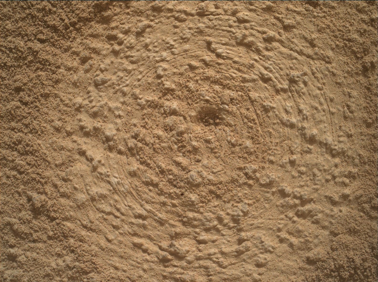 Foto de Marte da câmera MAHLI